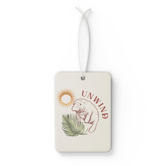 Unwind Manatee Car Air Freshener | Mens