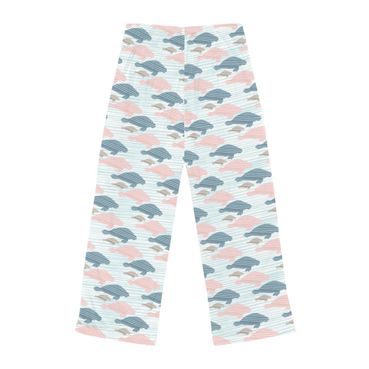 Pastel Manatee Print Pajama Pants | Womens