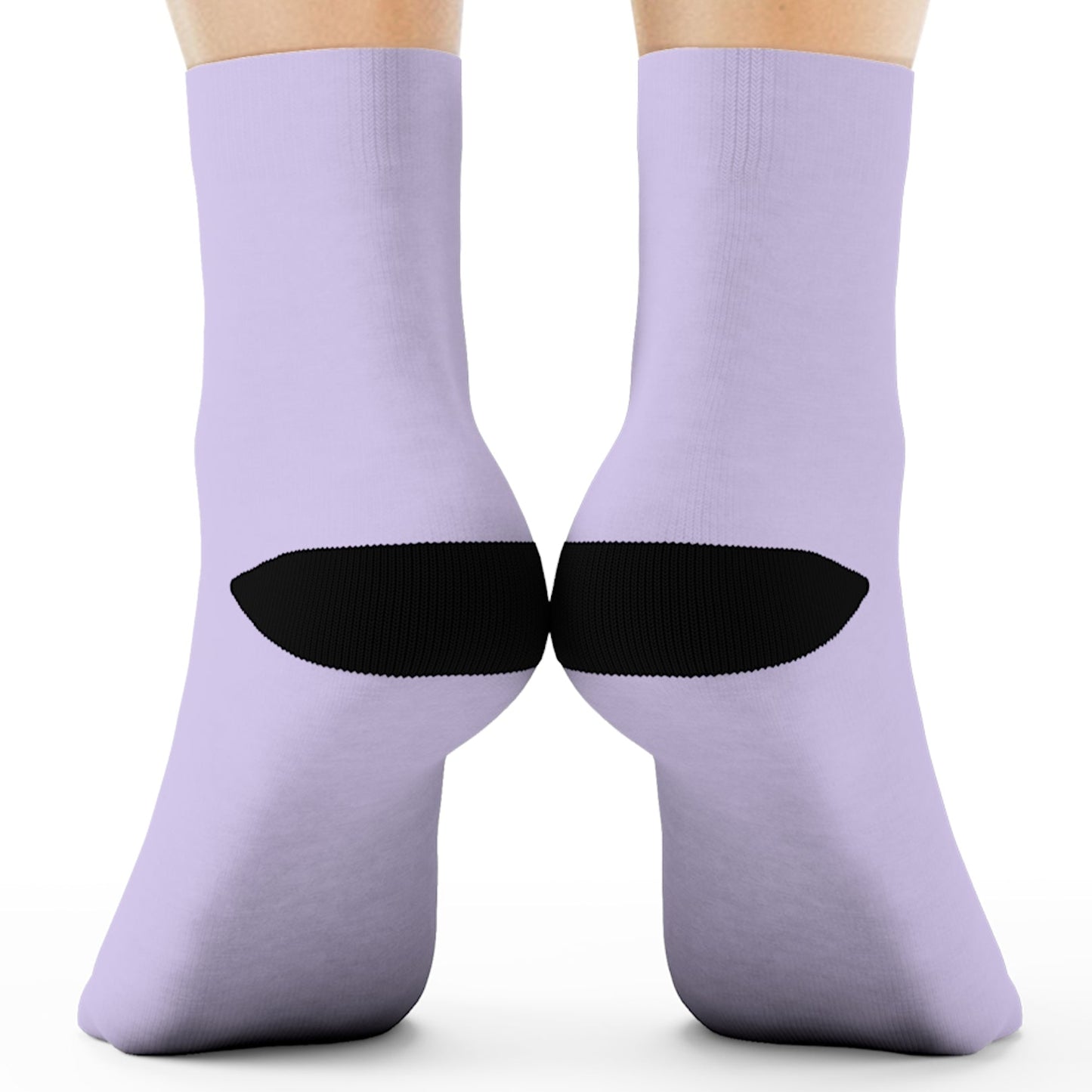 Inhale Exhale Manatee Crew Socks | Womens Cozy Lavender Design for Relaxation