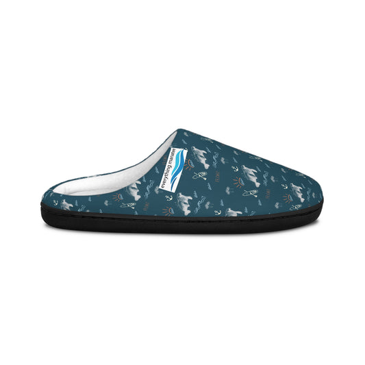 Nautical Manatee Indoor Slippers | Mens