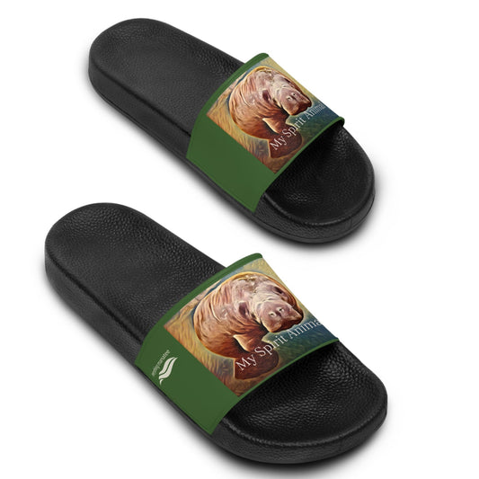 My Spirit Animal Manatee Slide Sandals | Womens