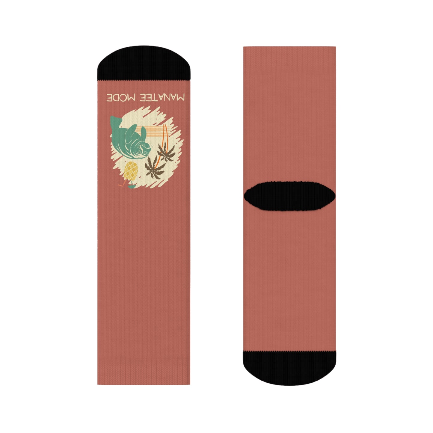 Manatee Mode Crew Socks | Womens