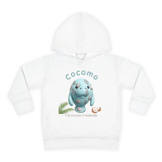 Cocomo The Coconut Manatee Toddler Hoodie | Manatee Minis Collection