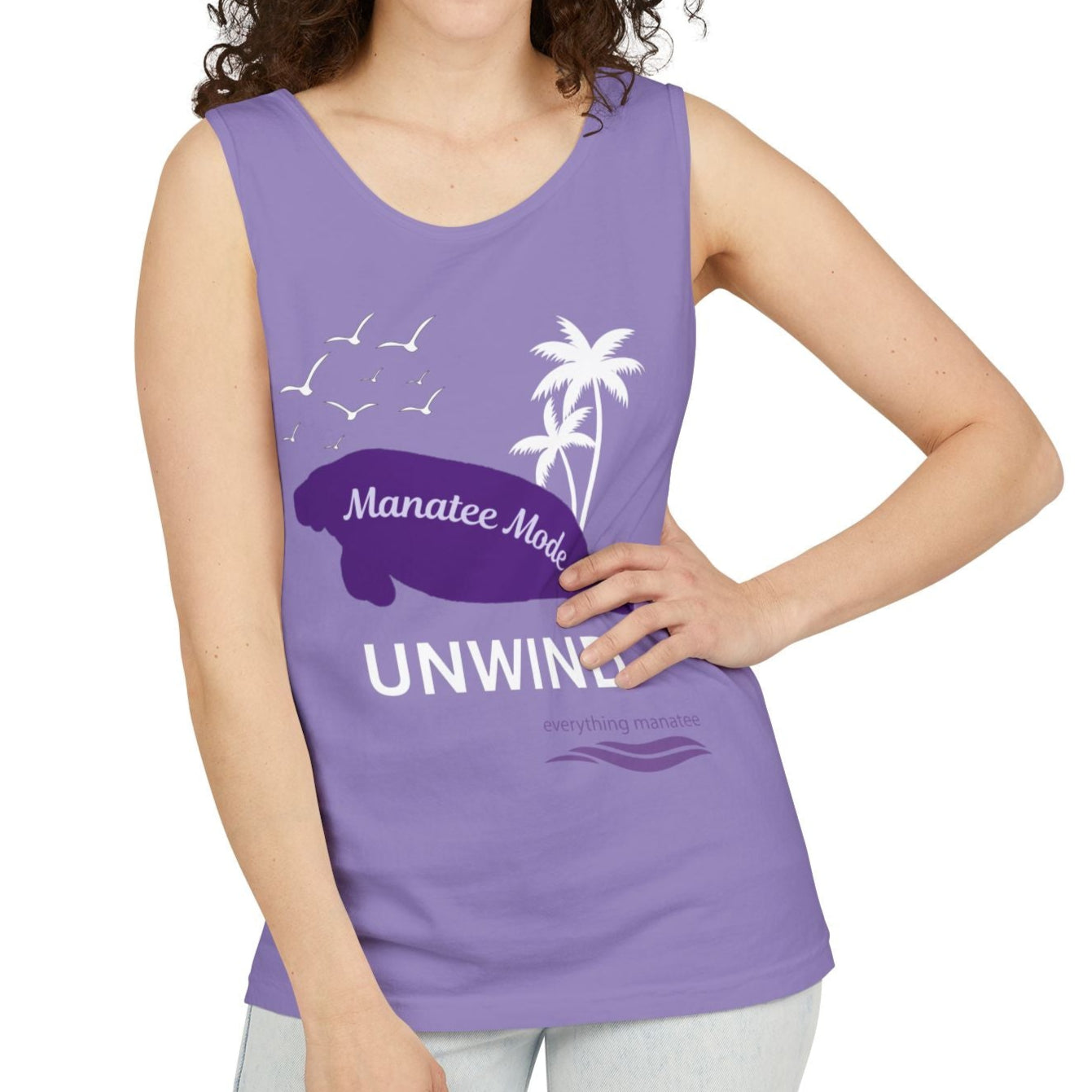 Unwind Into Manatee Mode Tank Top | Womens