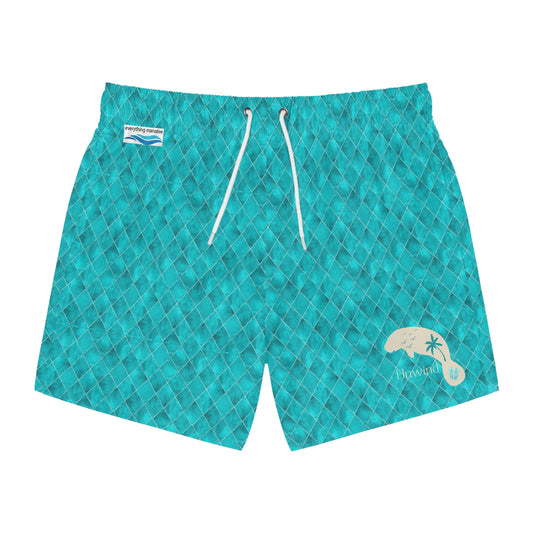 Unwind Manatee Swim Trunks - Mens Summer Getaways