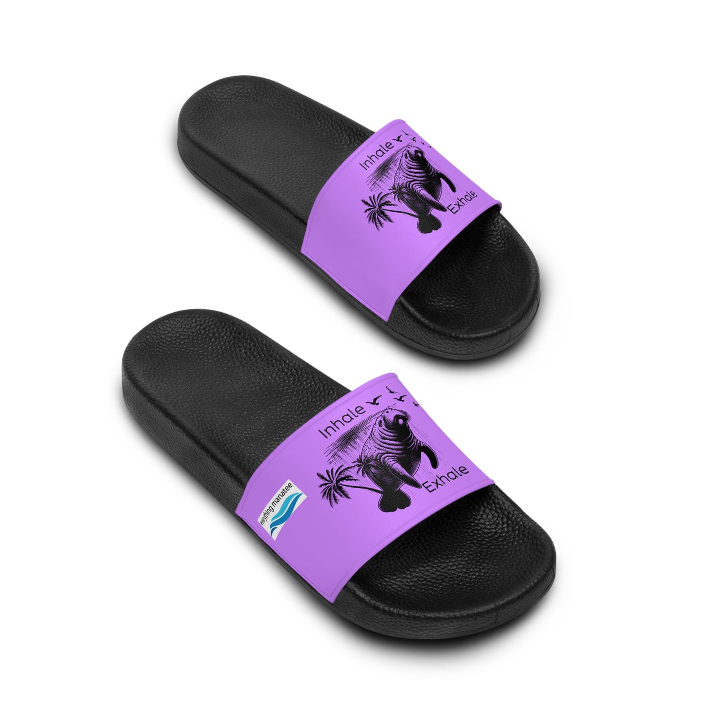 Inhale & Exhale Manatee Slide Sandals | Womens - Chill & Relax in Style
