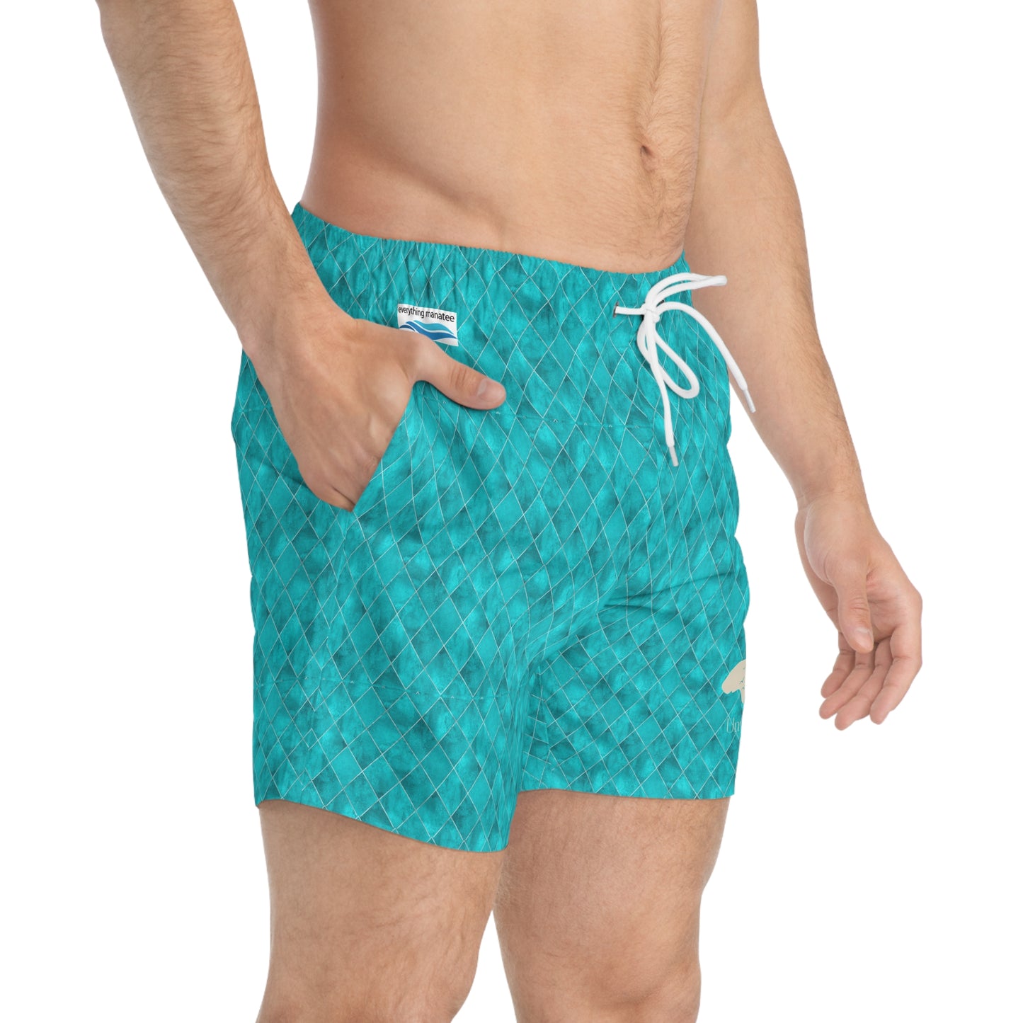 Unwind Manatee Swim Trunks - Mens Summer Getaways