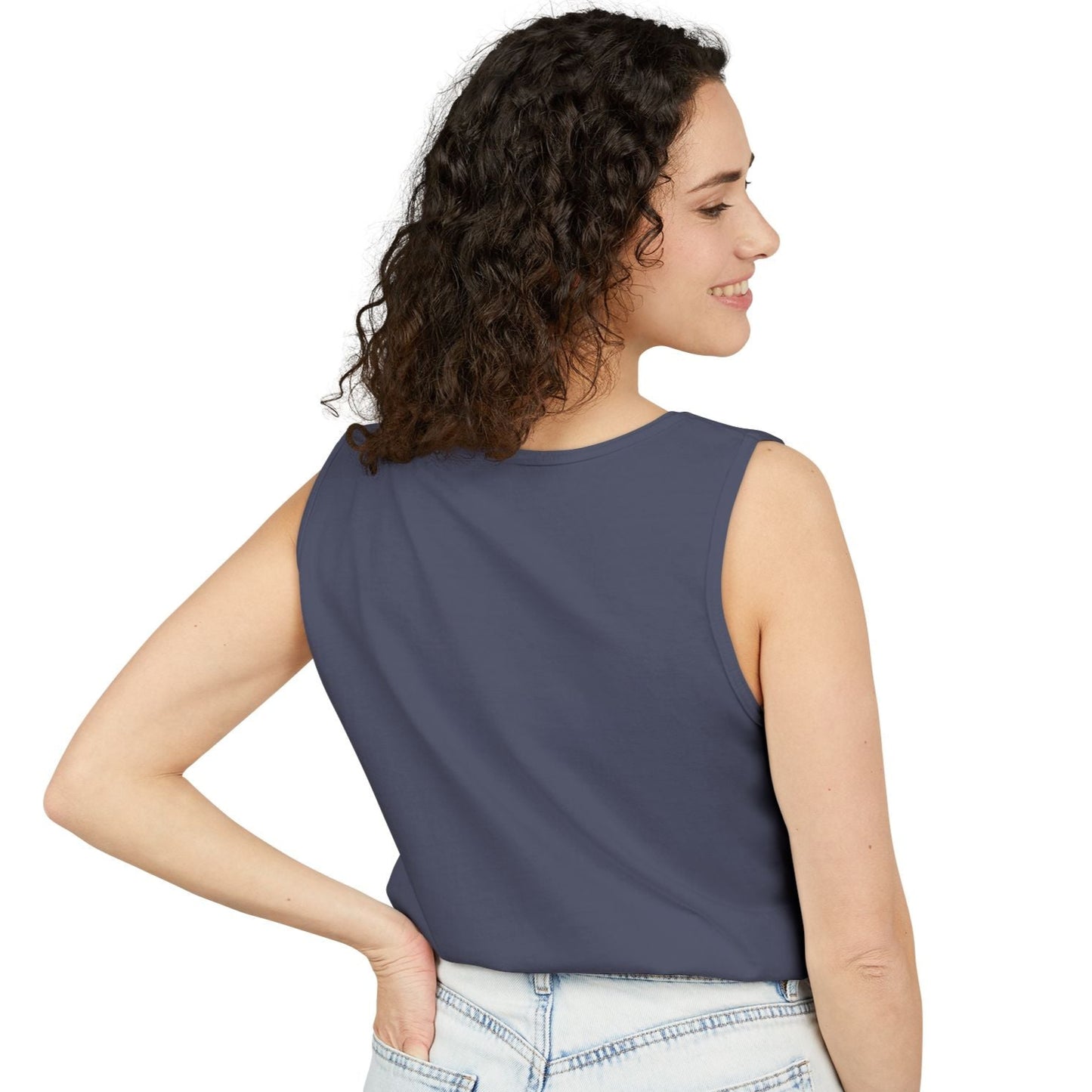 Unwind Classic Manatee Garment-Dyed Tank Top | Womens