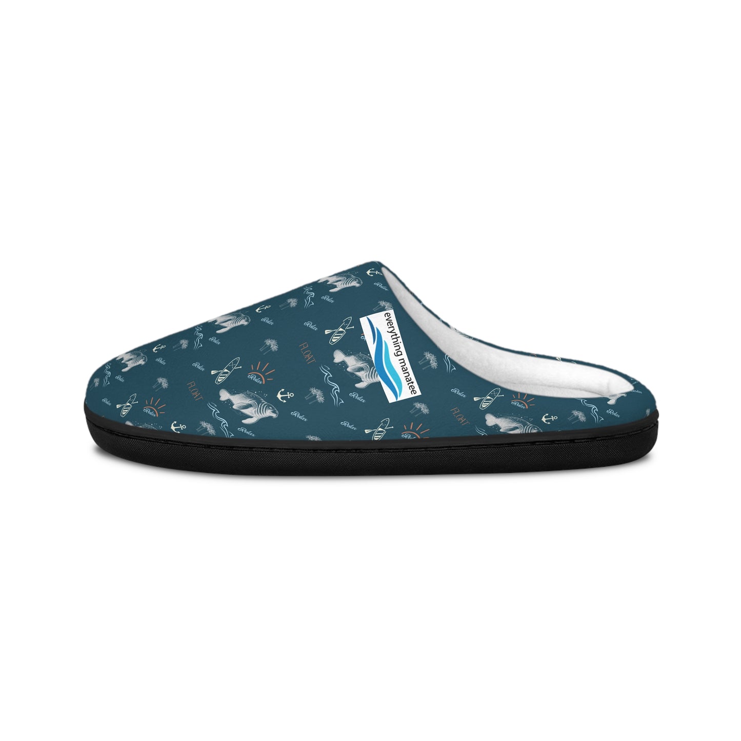 Nautical Manatee Indoor Slippers | Womens