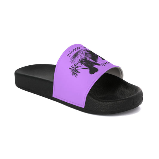 Inhale & Exhale Manatee Slide Sandals | Womens - Chill & Relax in Style