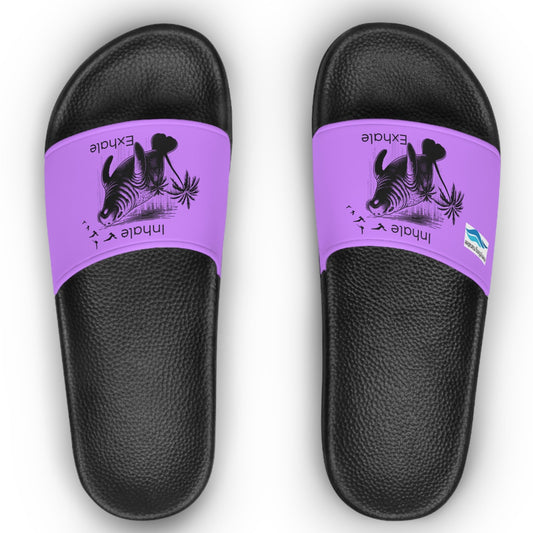 Inhale & Exhale Manatee Slide Sandals | Womens - Chill & Relax in Style