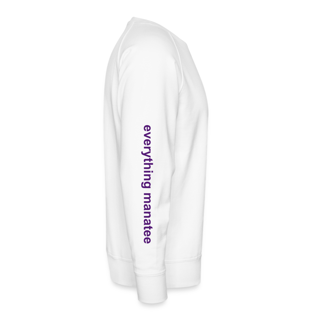 Protect Manatees Sweatshirt | Womens - white