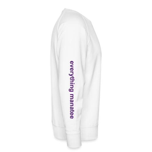 Protect Manatees Sweatshirt | Womens - white