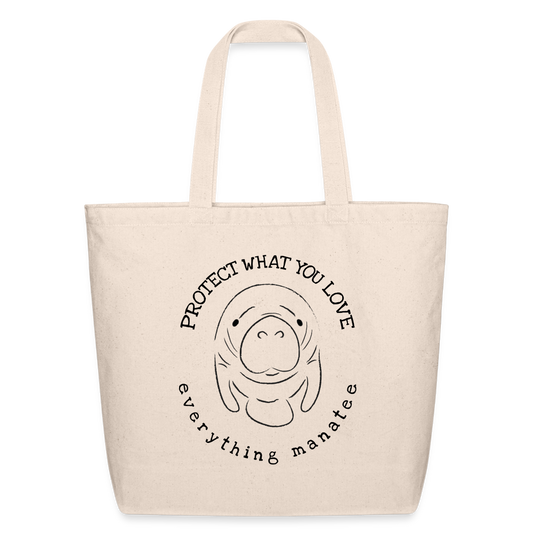 Eco-Friendly Cotton Tote - natural