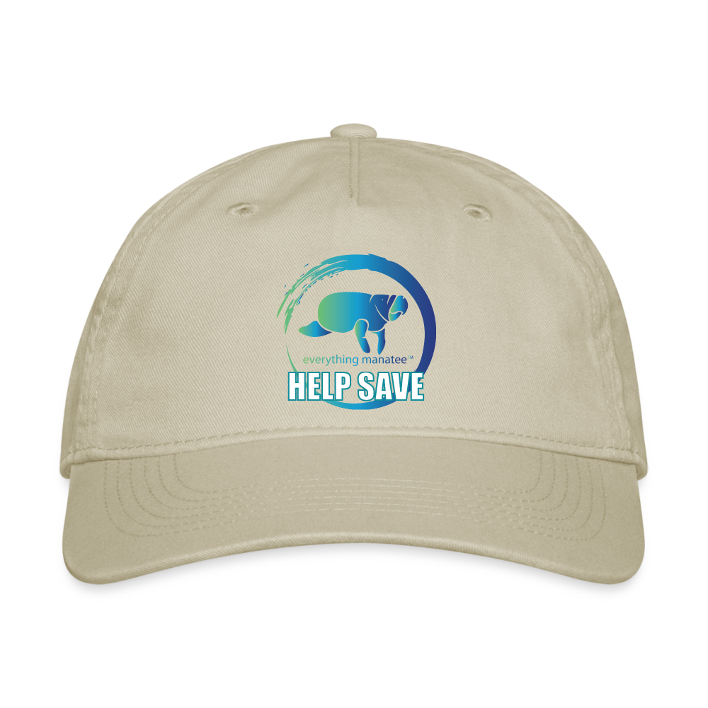 Save The Manatee Baseball Cap | Womens - khaki