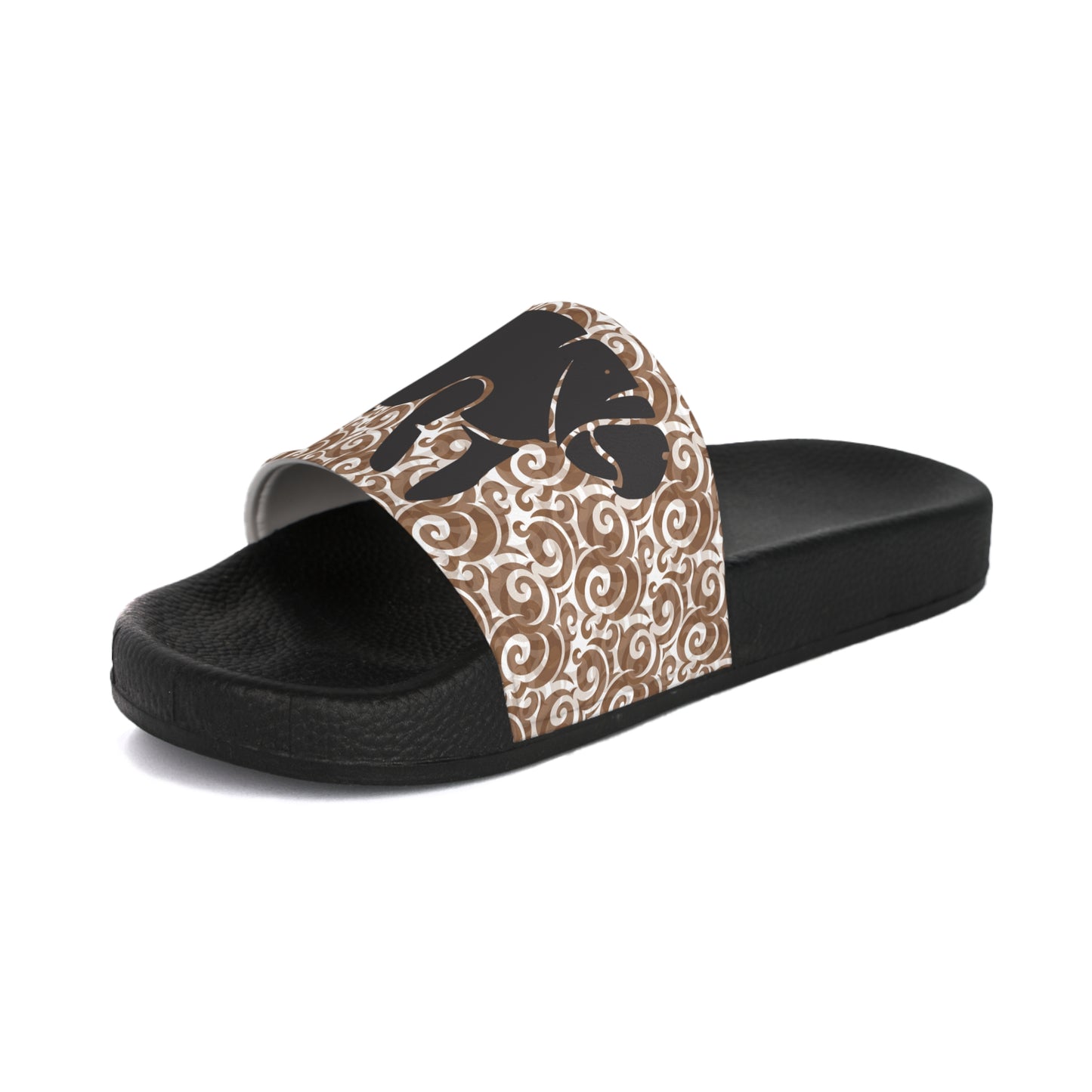 Cocoa Swirls & Manatees Slide Sandals | Mens