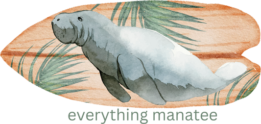 Surf Board Manatee Hoodie | Womens