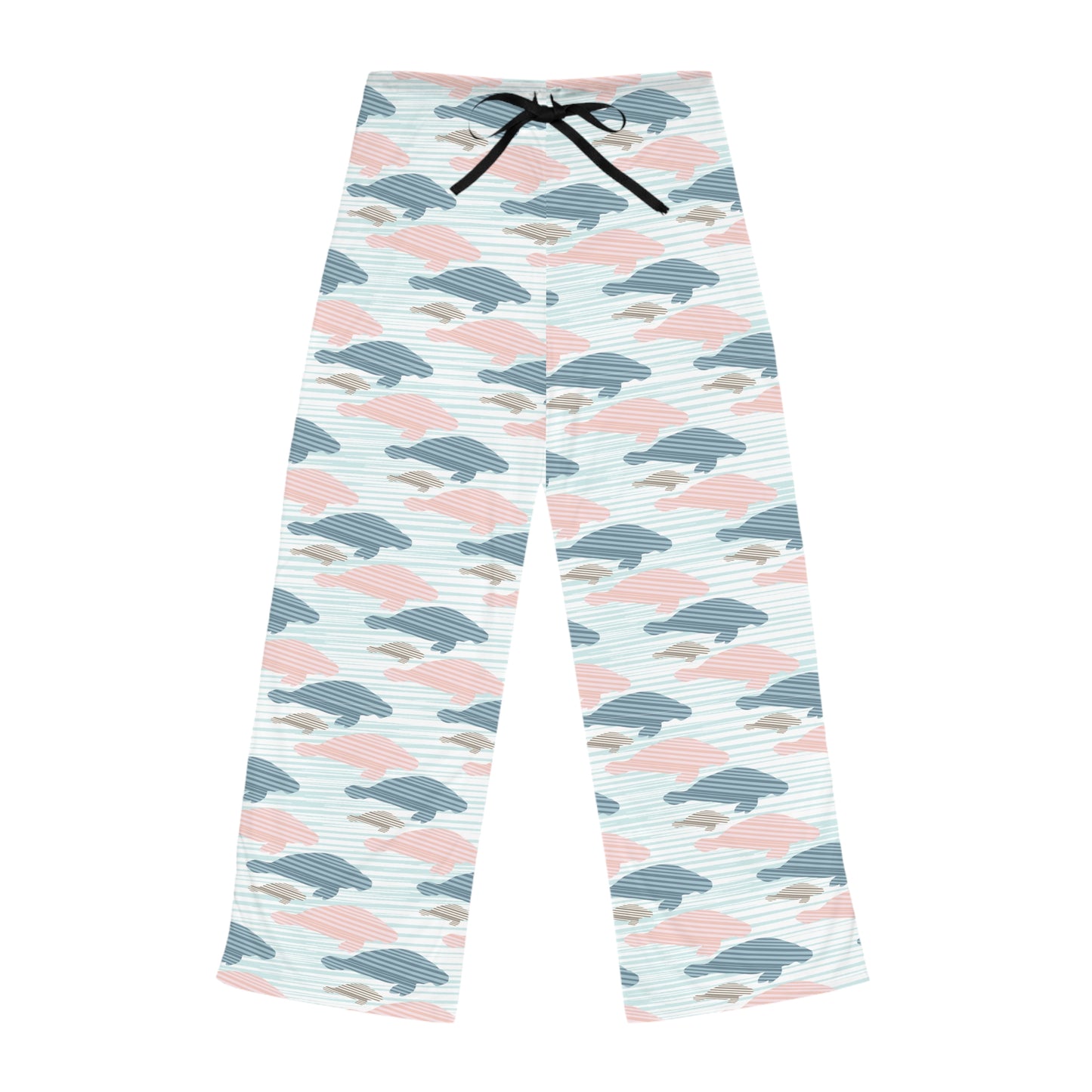 Pastel Manatee Print Pajama Pants | Womens