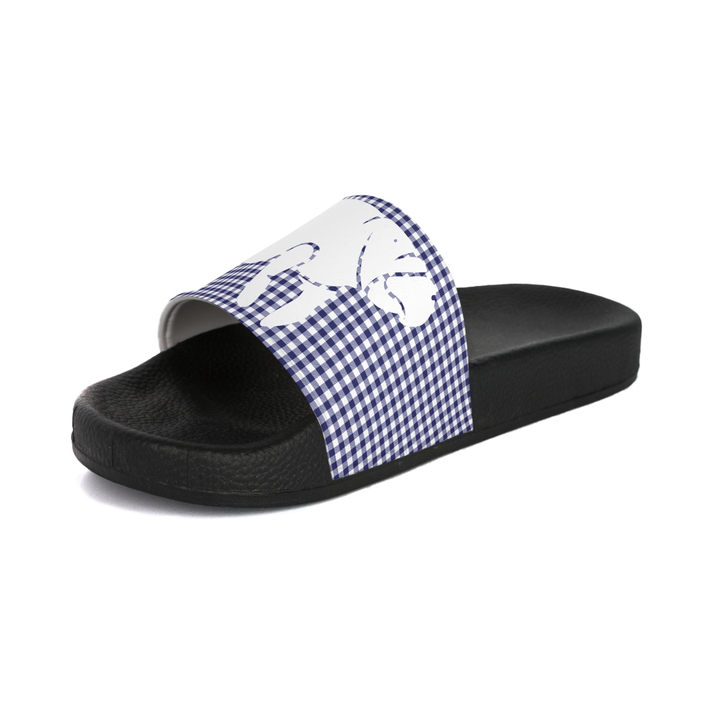 Gingham Print Manatee Slide Sandals | Mens