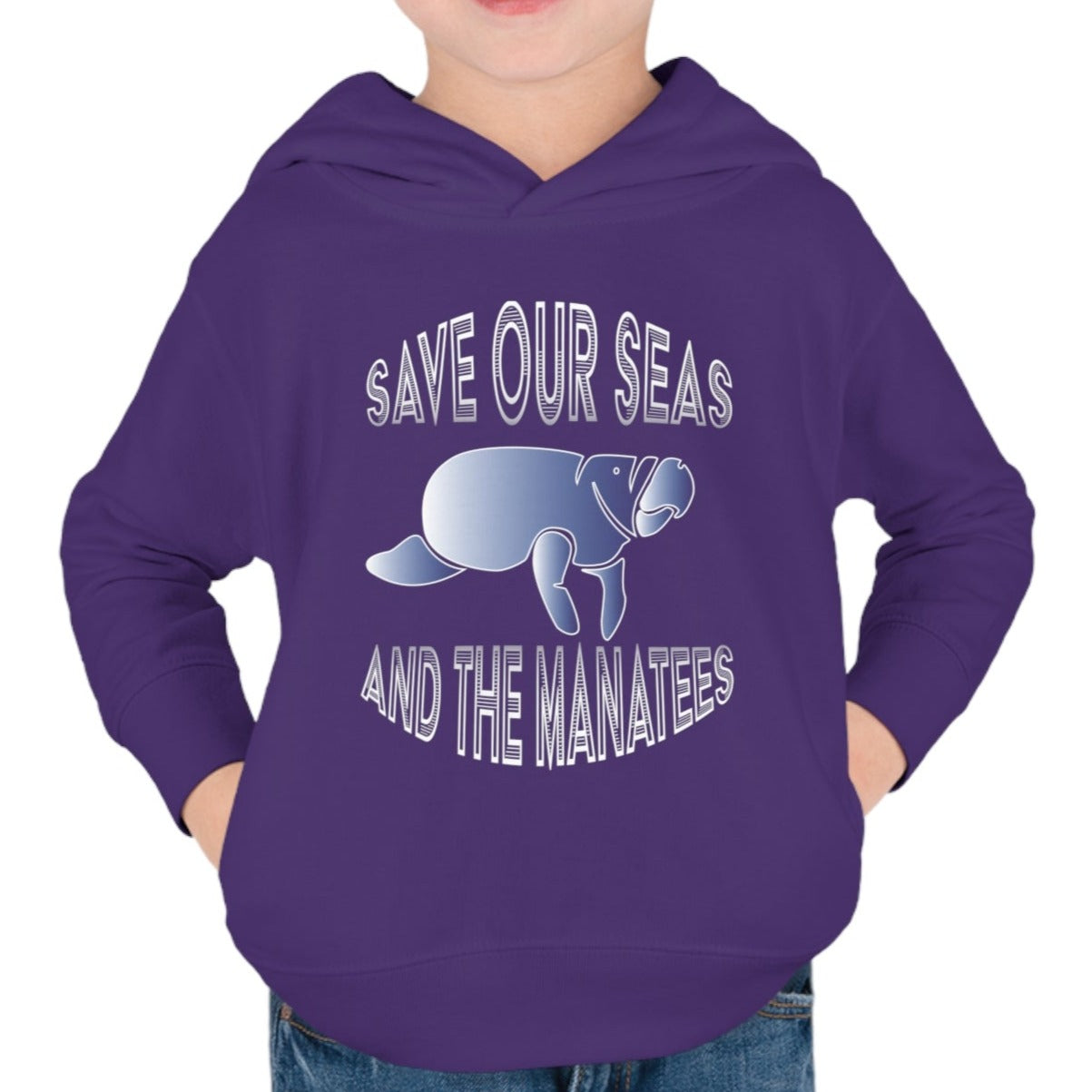 Save Seas & Manatees Hoodie | Toddler