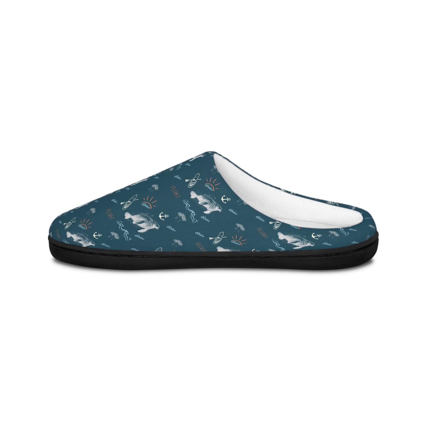 Nautical Manatee Indoor Slippers | Womens