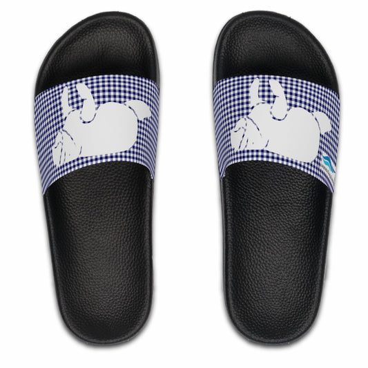 Gingham Print Manatee Slide Sandals | Mens