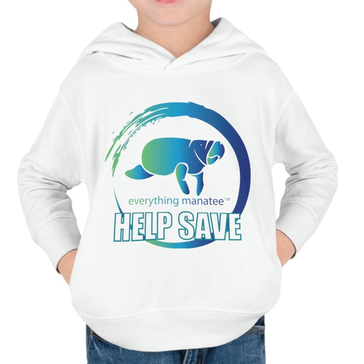 Help Save Manatees Conservation Hoodie | Toddler