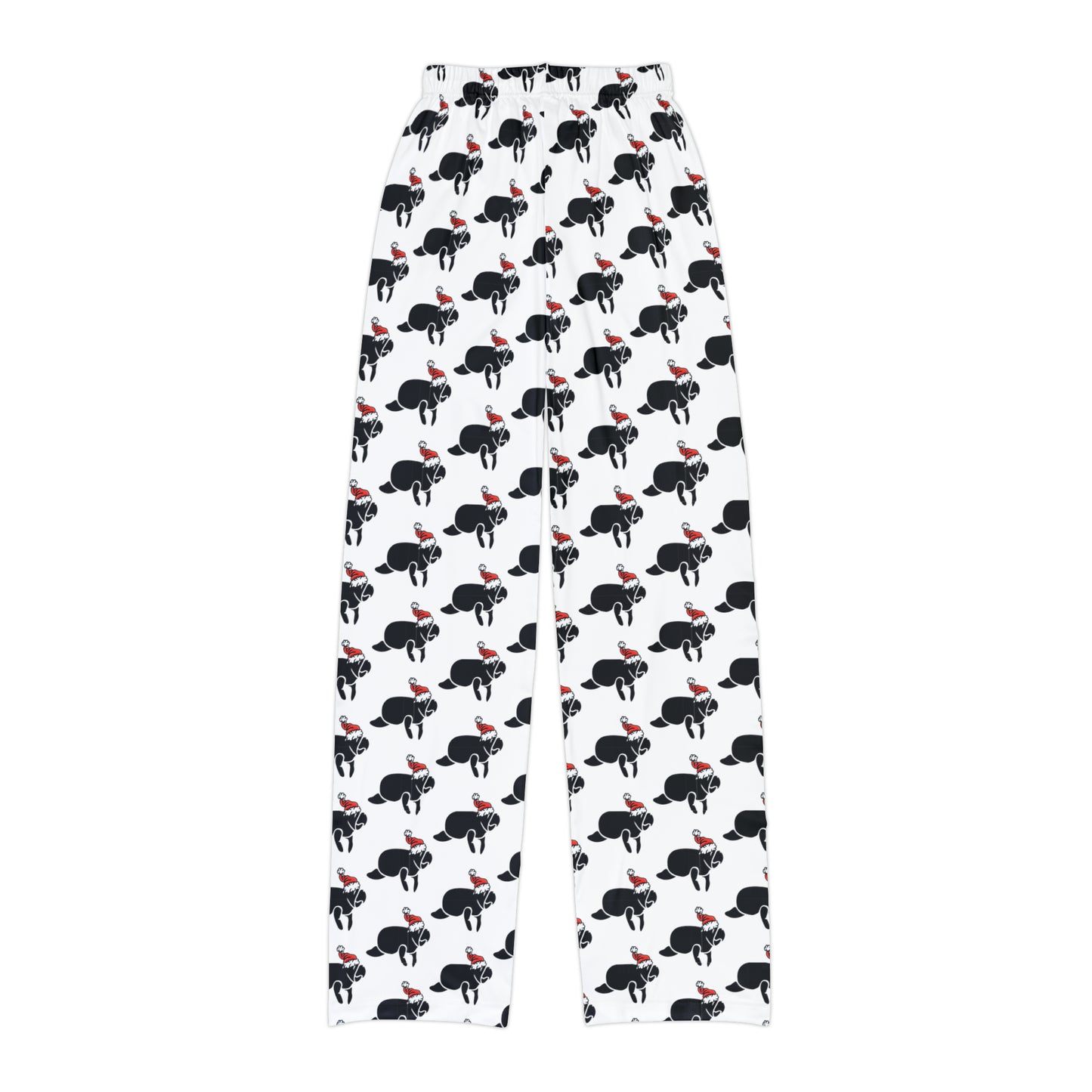 Santa Manatee Pajama Pants | Youth