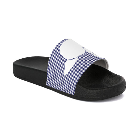 Gingham Print Manatee Slide Sandals | Mens