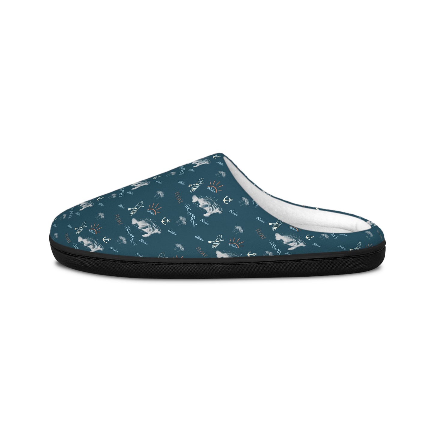 Nautical Manatee Indoor Slippers | Mens