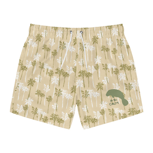 Be The Calm Manatee Swim Trunks | Mens