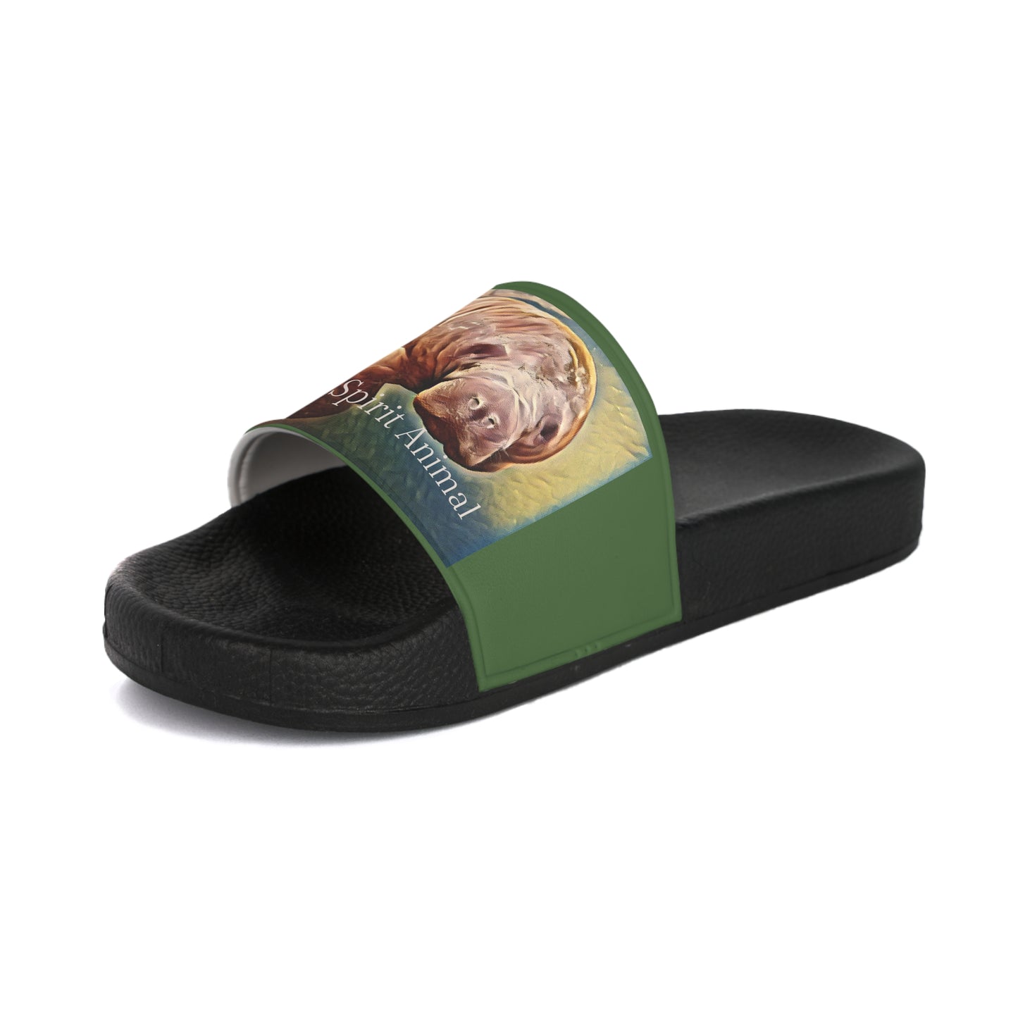 My Spirit Animal Manatee Slide Sandals | Womens