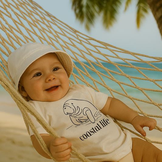 Coastal Life Manatee T-Shirt | Baby