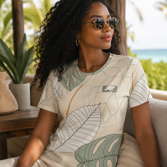 Key Largo Palms AOP T-Shirt | Women's