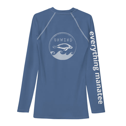 Unwind Manatee Rash Guard | Mens