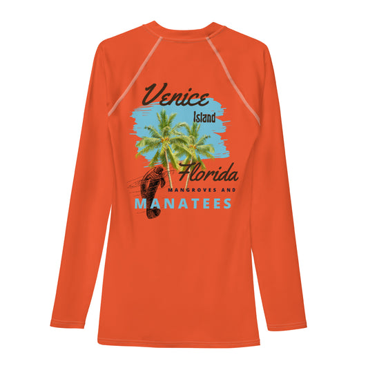 Venice Island Manatee Rash Guard | Mens
