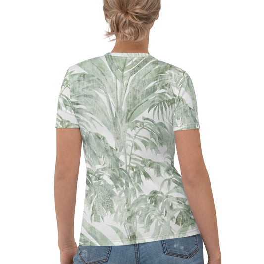 Tropical Foliage AOP T-Shirt | Women's