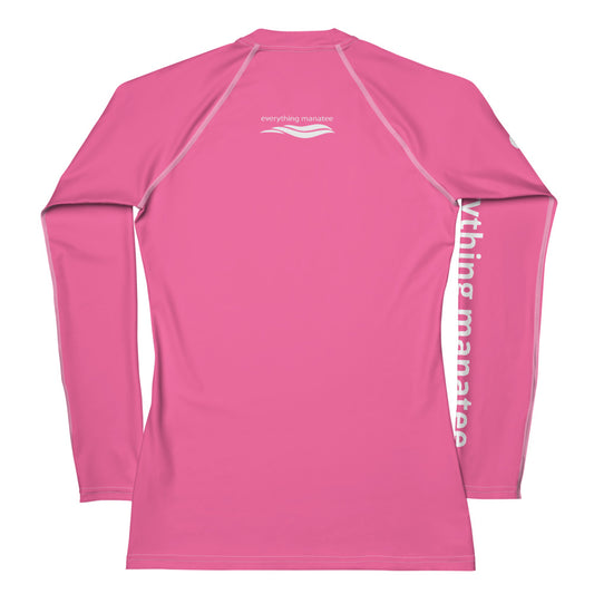 Pink Blossom Manatee Rash Guard | Womens