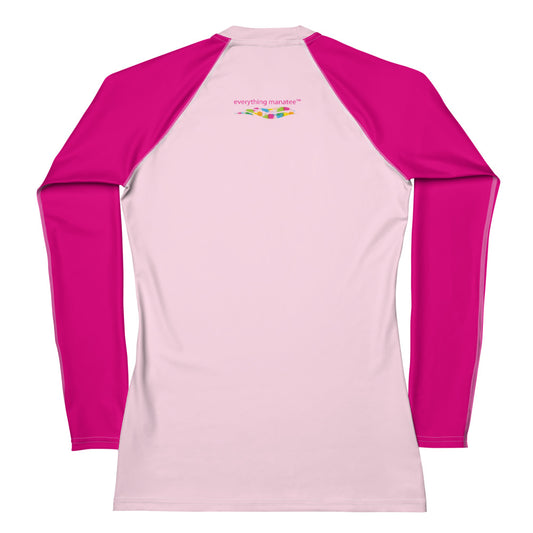 Happy Splatter Manatee Rash Guard | Womens