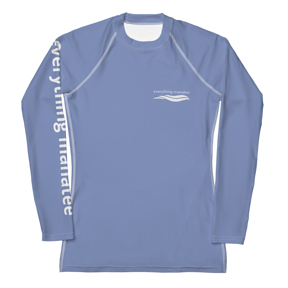 Blue Violet Manatee Rash Guard | Womens