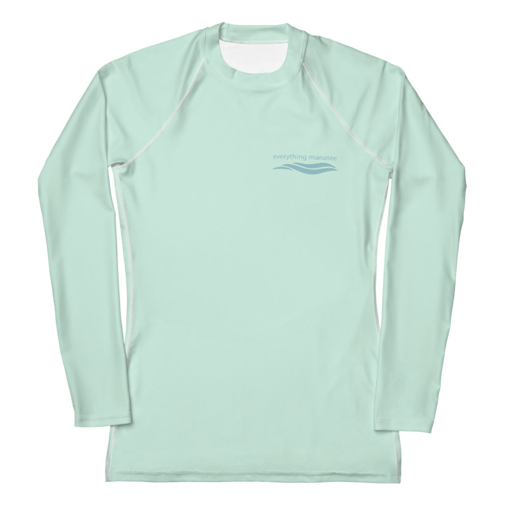 Smile Manatee Rash Guard | Womens