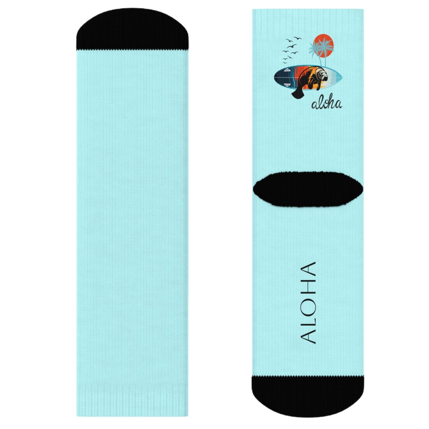 Aloha Manatee Crew Socks | Mens