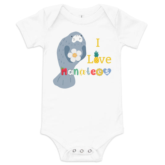 I Love Manatees One Piece | Baby