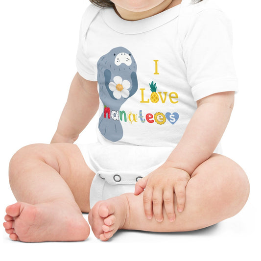 I Love Manatees One Piece | Baby