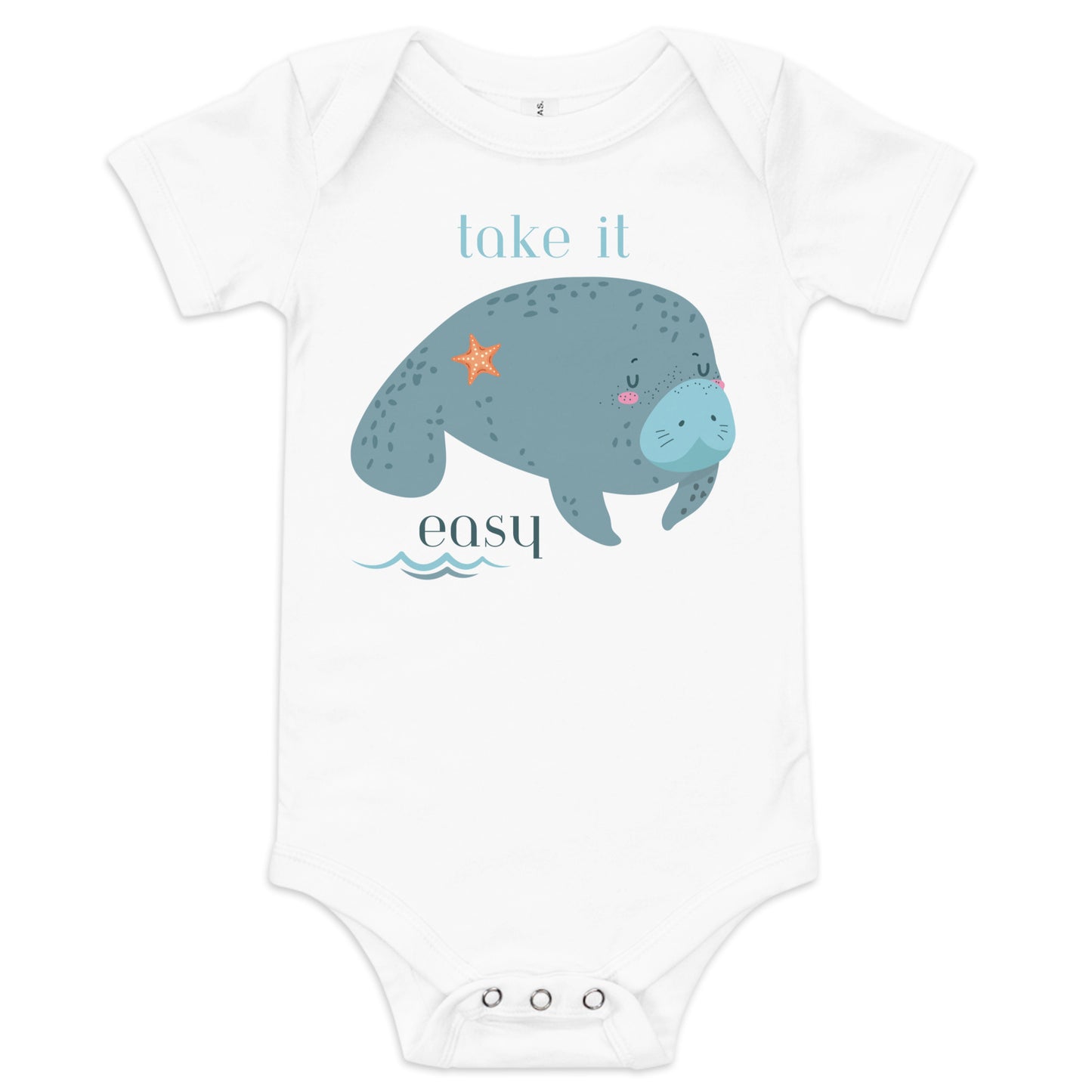 Take It Easy Manatee Onesie | Baby