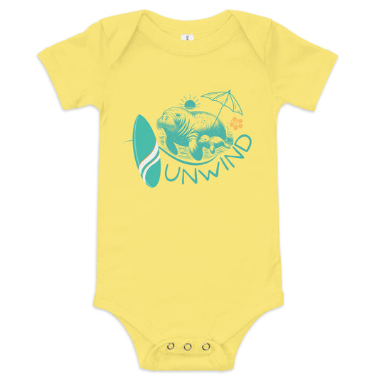 Unwind Beach Manatee One Piece | Baby