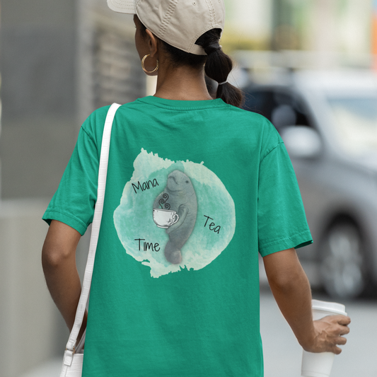 Mana Tea Time Organic Cotton T-Shirt | Womens