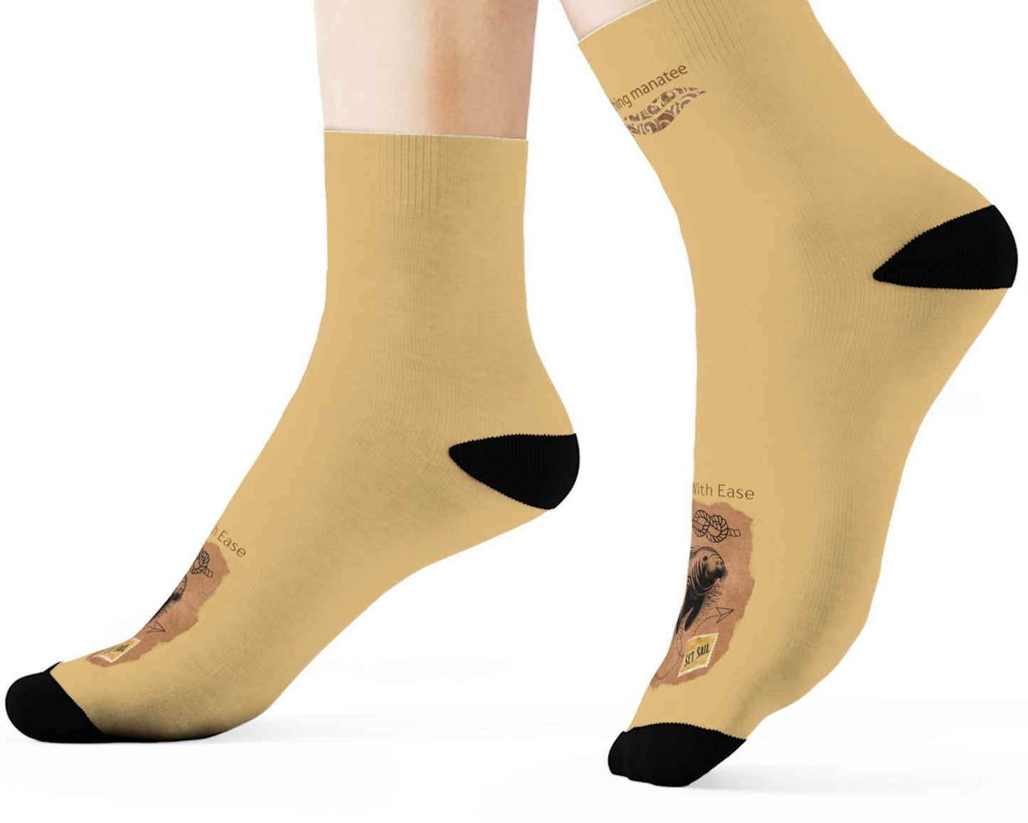 Manatee Adventure Crew Socks | Mens