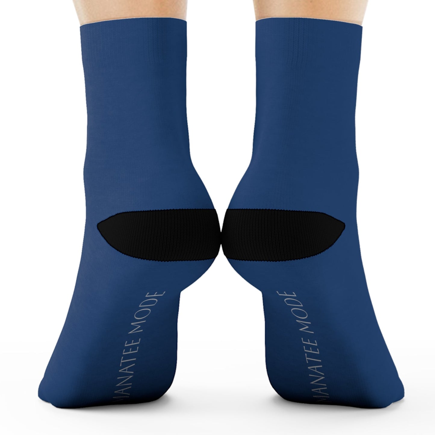 Classic Coastal Manatee Crew Socks | Mens