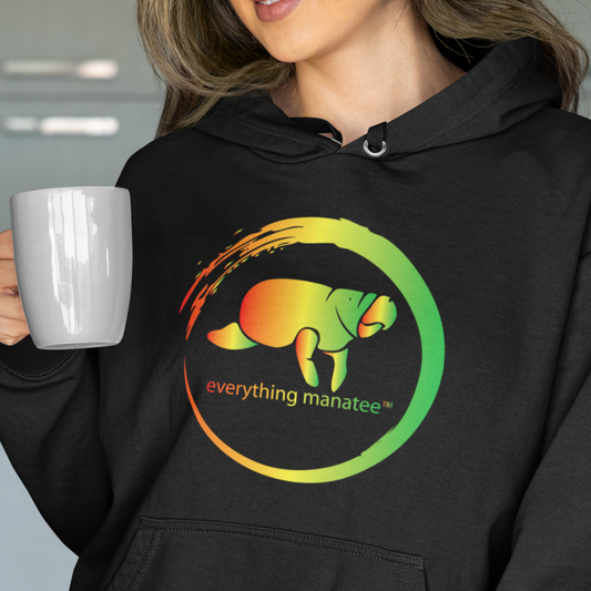 Lemon Lime Manatee Wave Premium Hoodie | Womens